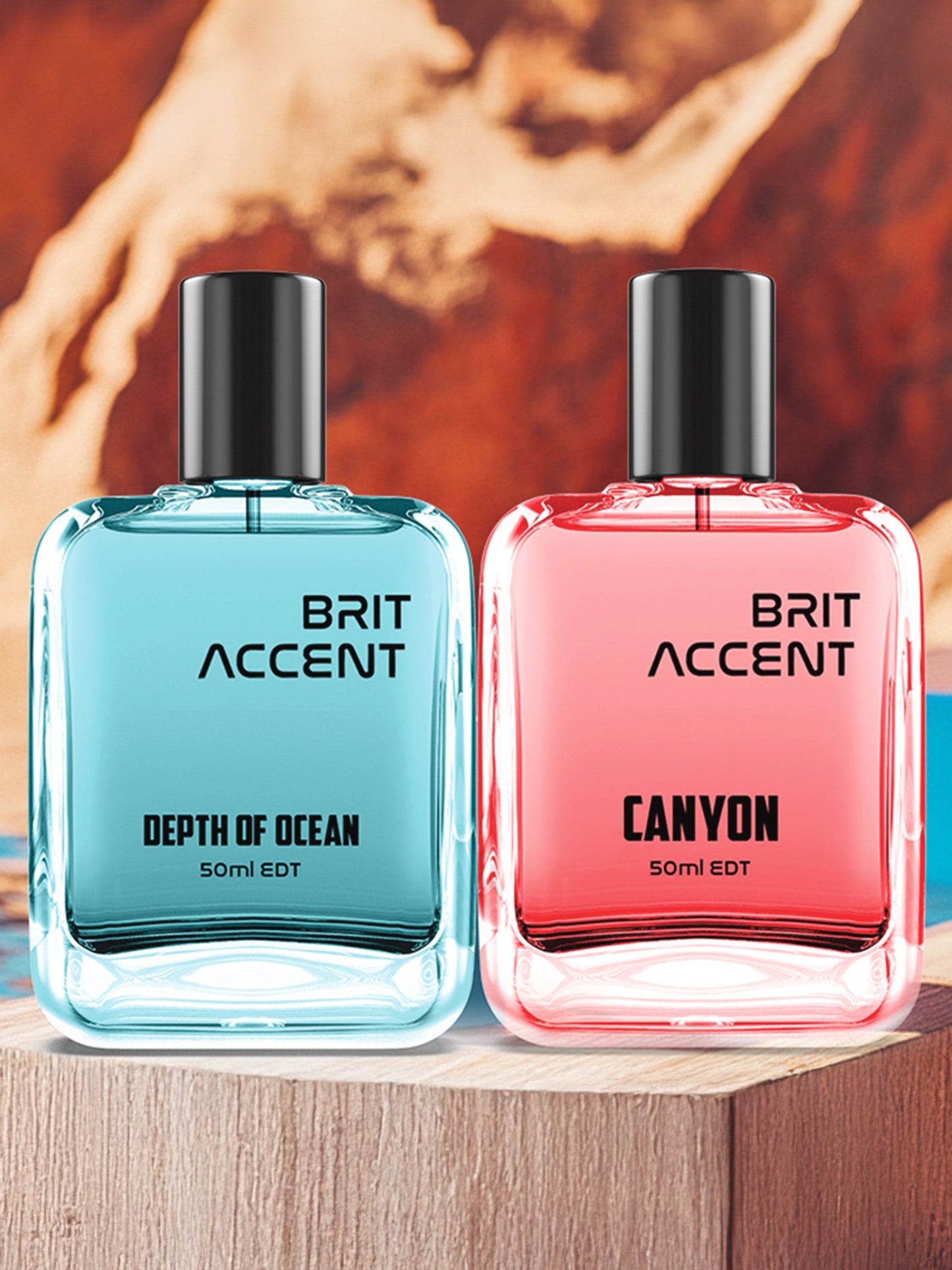 Premium Perfume Combo Pack - Depth Of Ocean + Canyon