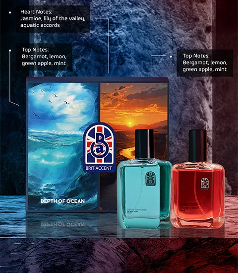 Premium Perfumes Gift Set(Depth Of Ocean + Canyon)