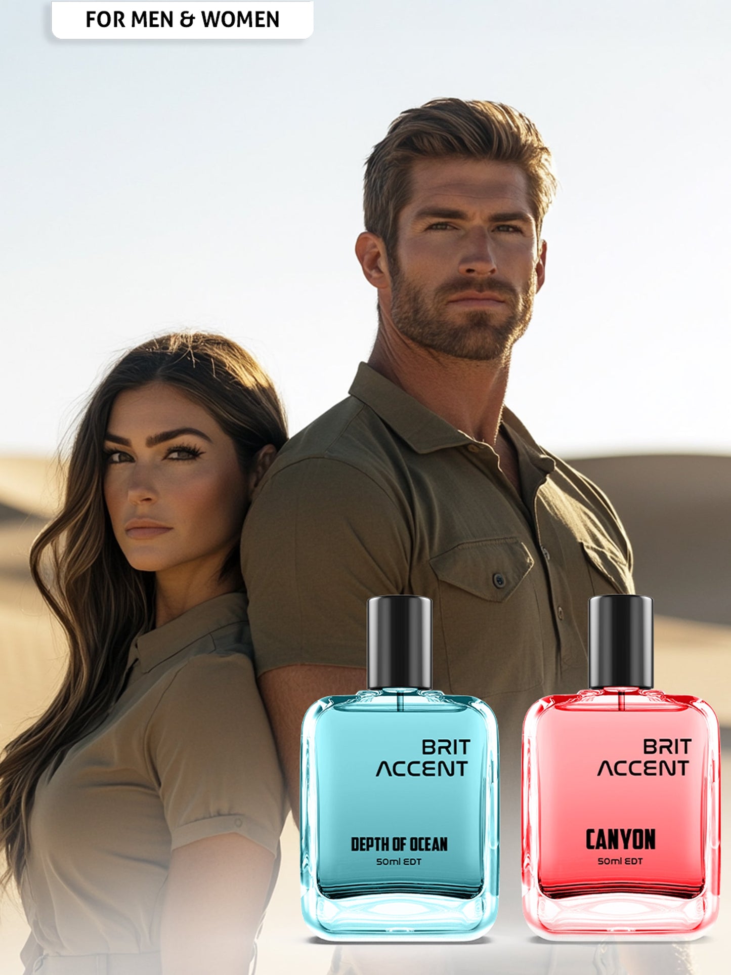 Premium Perfume Combo Pack - Depth Of Ocean + Canyon